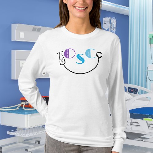 Stethoscope Smile Outpatient Surgery Center T_Shirt