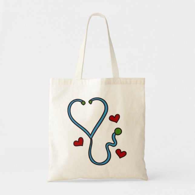 Stethoscope Tote Bag (Front)