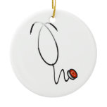 Stethoscope Tshirts and Gifts Ceramic Ornament