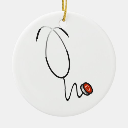 Stethoscope Tshirts and Gifts Ceramic Ornament
