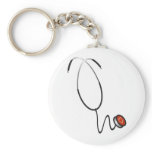 Stethoscope Tshirts and Gifts Keychain