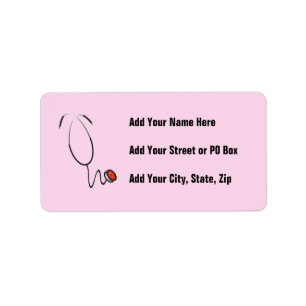 Stethoscope Tshirts and Gifts Label