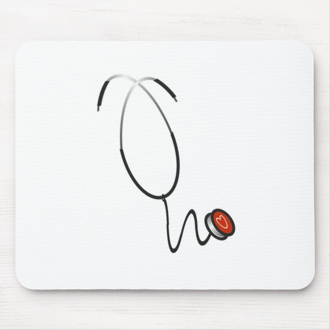 Stethoscope Tshirts and Gifts Mouse Pad (Front)