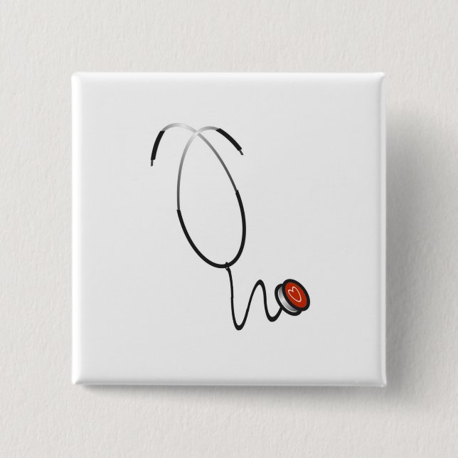 Stethoscope Tshirts and Gifts Pinback Button (Front)