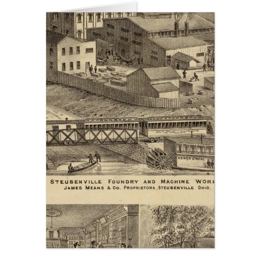 Steubenville Foundry and Machine Works Cards (Front)