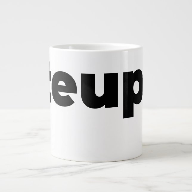 Steups Mug - Black (Front)
