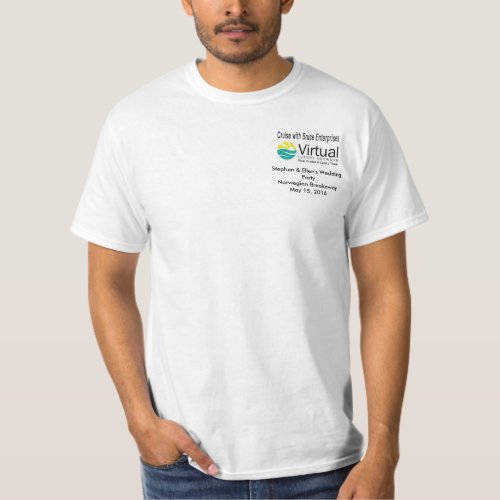 Steve  Ellens Wedding Cruise T_Shirt