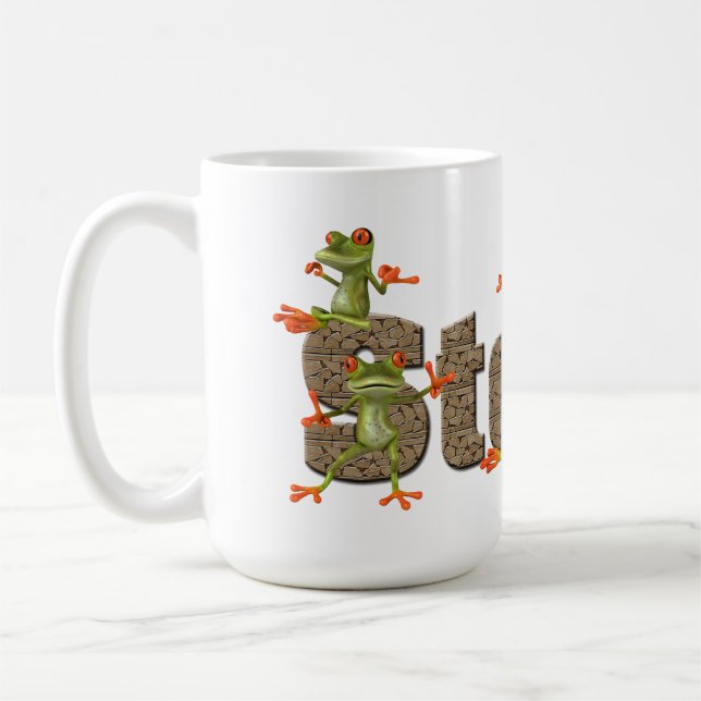 Steve & frogs Mug (Left)