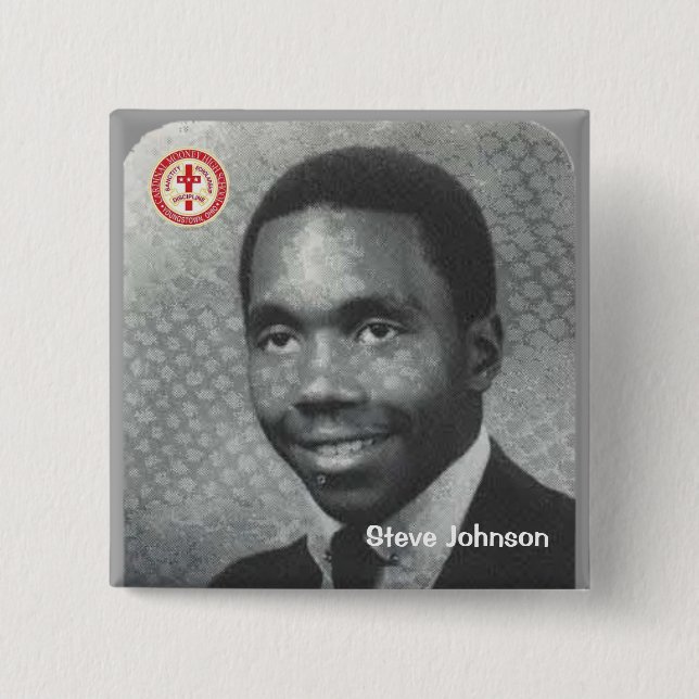 Steve Johnson Pinback Button (Front)