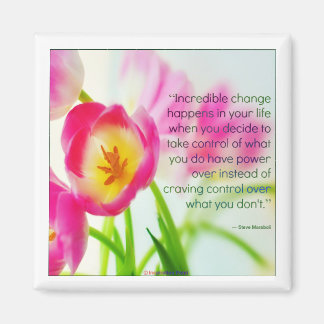 Steve Maraboli Quote About "Change" Magnet