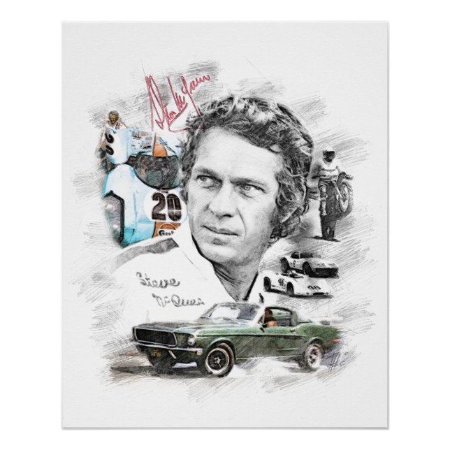 Steve McQueen Poster (Front)
