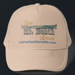 Steve "Mr. Beach" Leonard Trucker Hat<br><div class="desc">There's no more perfect way to keep the sun off your head while you're relaxing (or dancing) on the sand. Let everyone know you listen to "Mr. Beach" and let them know where they can hear him too.</div>