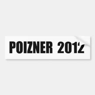 STEVE POIZNER BUMPER STICKER