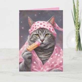 Steve the Tabby sweet dream and Happy Birthday