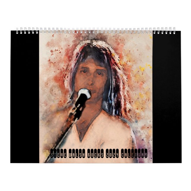 Steve Walsh Rocks 2024 Calendar (Cover)