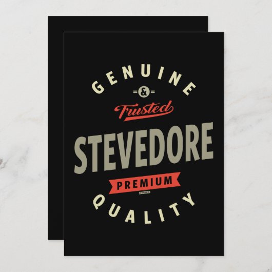 Stevedore (Front/Back)