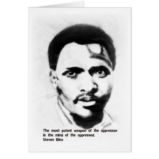 Steven Biko freedom fighter Cards (Front)