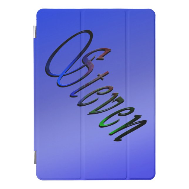 Steven Name Logo, iPad Pro Cover (Front)
