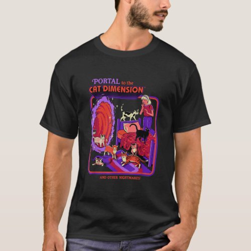 Steven Rhodes Cat Dimension  T_Shirt