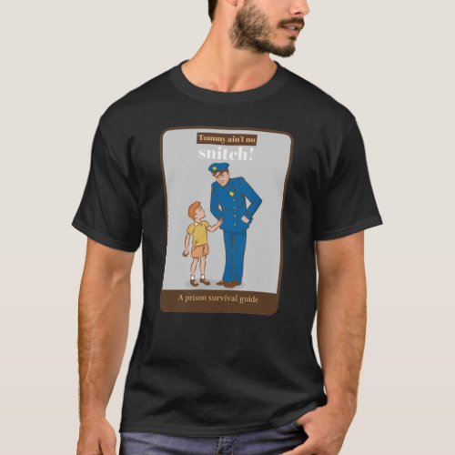 Steven Rhodes Dark Humor Parody Funny Retro  T_Shirt