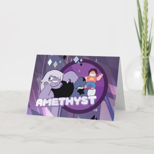 Steven Universe  Amethyst Character Graphic Card