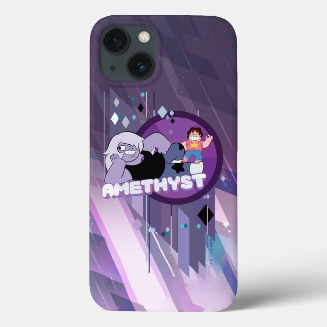 Steven Universe | Amethyst Character Graphic Case-Mate iPhone Case (Back)