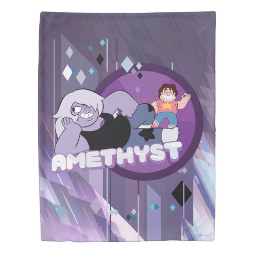 Steven Universe  Amethyst Character Graphic Duvet Cover