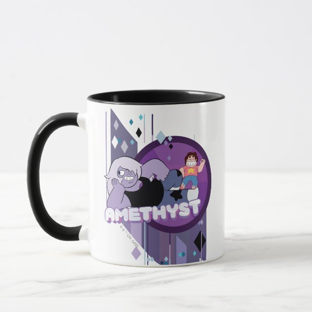 Steven Universe | Amethyst Character Graphic Mug (Left)