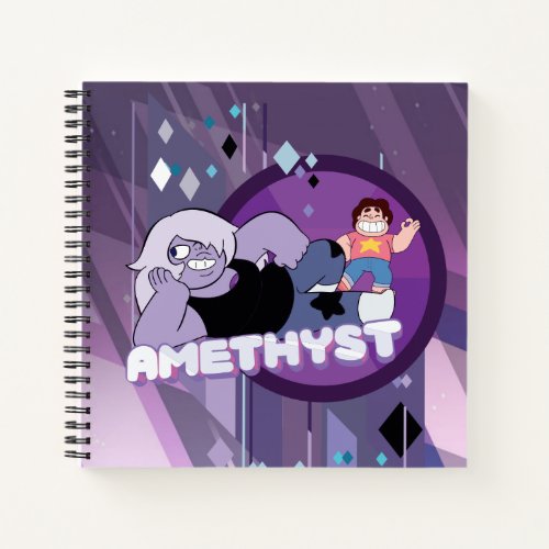 Steven Universe  Amethyst Character Graphic Notebook