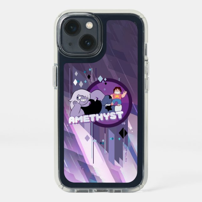 Steven Universe | Amethyst Character Graphic Speck iPhone 13 Case (Front)