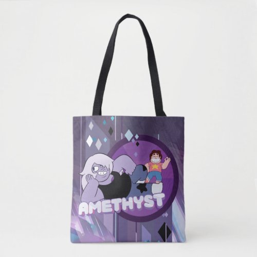Steven Universe  Amethyst Character Graphic Tote Bag