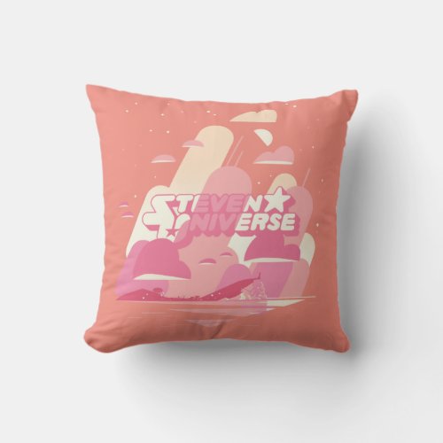 Steven Universe  Beach City Throw Pillow