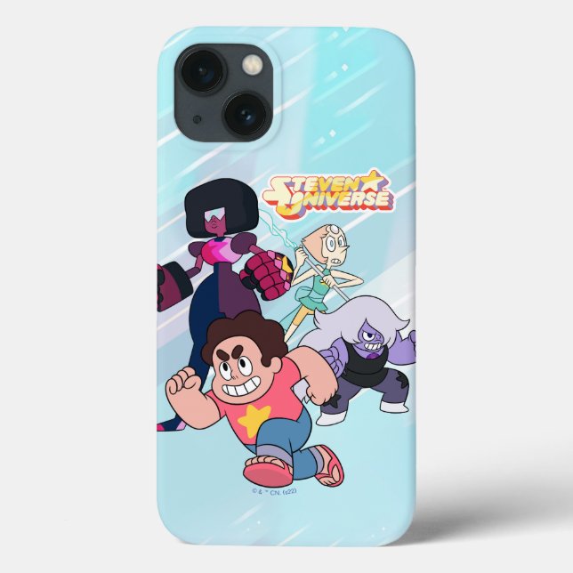Steven Universe | Crystal Gem Group Action Case-Mate iPhone Case (Back)