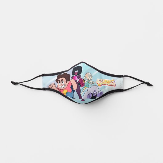 Steven Universe | Crystal Gem Group Action Premium Face Mask (Front)