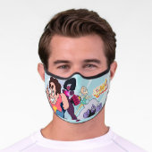 Steven Universe | Crystal Gem Group Action Premium Face Mask (Worn)