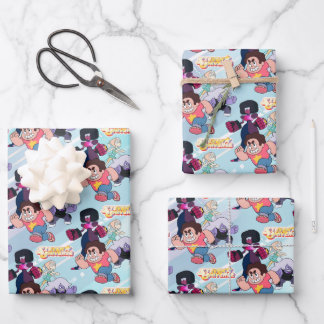 Steven Universe | Crystal Gem Group Action Wrapping Paper Sheets