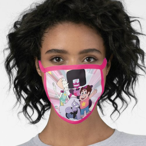 Steven Universe  Crystal Gem Group Huddle Face Mask