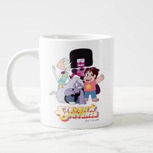 Steven Universe   Crystal Gem Group Huddle Giant Coffee Mug