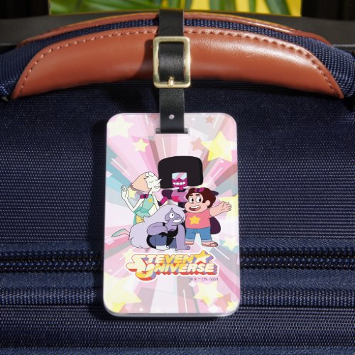 Steven Universe  Crystal Gem Group Huddle Luggage Tag