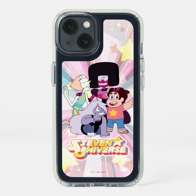 Steven Universe | Crystal Gem Group Huddle Speck iPhone 13 Case (Front)