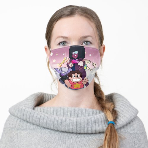 Steven Universe  Crystal Gem Group Pose Adult Cloth Face Mask