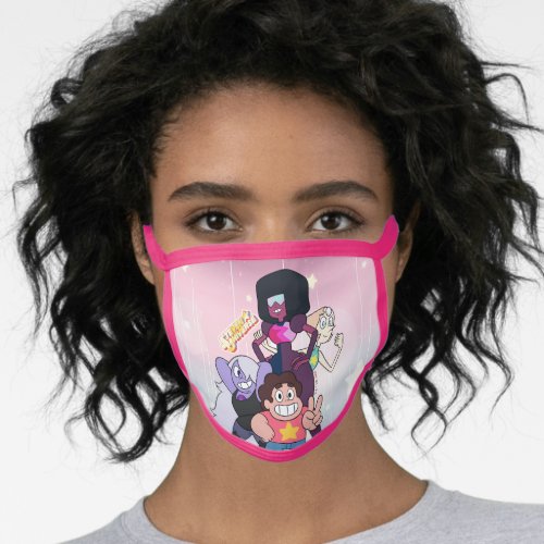Steven Universe  Crystal Gem Group Pose Face Mask