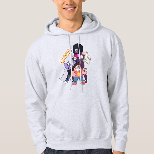 Steven Universe | Crystal Gem Group Pose Hoodie (Front)