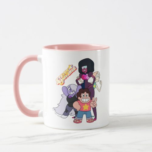 Steven Universe  Crystal Gem Group Pose Mug