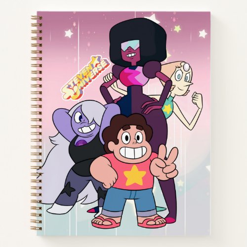 Steven Universe  Crystal Gem Group Pose Notebook