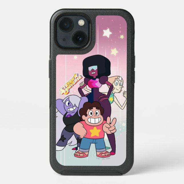 Steven Universe | Crystal Gem Group Pose Otterbox iPhone Case (Back)