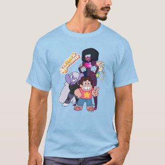 Steven Universe | Crystal Gem Group Pose T-Shirt