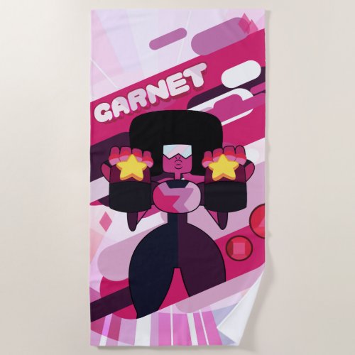 Steven Universe  Garnet Character Graphic Beach Towel