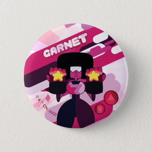 Steven Universe  Garnet Character Graphic Button