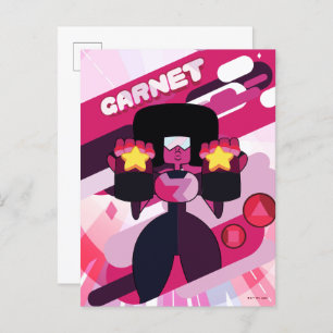 Steven Universe   Garnet Character Graphic Postcard